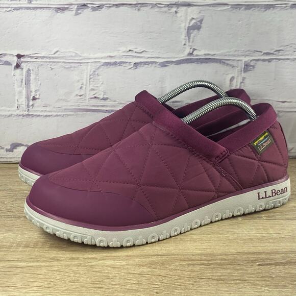 LL Bean Ultralight Purple Waterproof Slip On Shoes - Picture 3 of 8